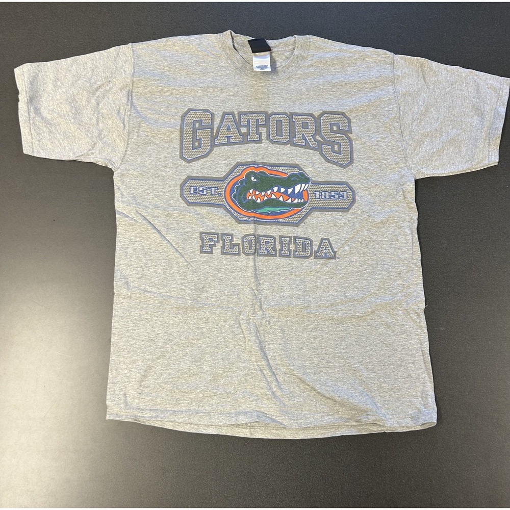 Vintage Pro Player Mens Xl Florida Gators Gray Heavy Cotton T-Shirt The Swamp